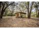 Shed with lean-to on wooded lot at 2930 Cr 416N, Lake Panasoffkee, FL 33538