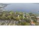 Aerial view of the lakeside community at 31400 Saunders Dr, Tavares, FL 32778
