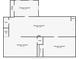 Basement floorplan showing the dimensions of finished basement and closet spaces at 31400 Saunders Dr, Tavares, FL 32778