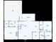 Detailed floor plan showcasing living room, kitchen, bedrooms, bathrooms, garage, and pool at 31400 Saunders Dr, Tavares, FL 32778