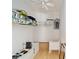 Walk-in closet featuring built-in shelving and plenty of storage space at 427 Cambio Ct, The Villages, FL 32159