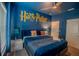 Comfortable Harry Potter themed bedroom with cozy decor and a serene atmosphere at 4836 Romeo Cir, Kissimmee, FL 34746