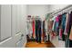 Spacious walk-in closet with hardwood floors at 54 Camino Real Blvd # 504, Howey In The Hills, FL 34737