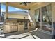 Outdoor kitchen featuring stainless steel appliances, granite countertops, and storage at 995 Hidden Blf, Clermont, FL 34711