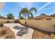 An outside patio features a concrete paved area and manicured landscape at 1202 San Bernardo Rd, The Villages, FL 32162