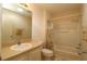 Full bathroom with a tub and shower combo, and a single sink vanity at 1215 Eagle Ridge Dr, The Villages, FL 32162