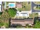 Aerial view of the property, showcasing its location and surrounding area at 12418 Clubhouse Ct, Tavares, FL 32778