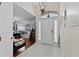 Inviting foyer with chandelier and tile flooring leading to the office at 377 Ed Douglas Rd, Groveland, FL 34736