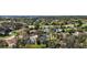 Expansive aerial view showcases a residential community nestled amidst lush greenery and serene ponds at 6035 Falconbridge Pl, Mount Dora, FL 32757