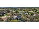 Aerial view of the home's surroundings and water features at 6035 Falconbridge Pl, Mount Dora, FL 32757