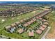 An aerial view showcasing the community, with access to a golf course at 9040 Azalea Sands Ln, Davenport, FL 33896