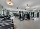 Bright and spacious fitness center featuring treadmills, weight machines, and mirrored walls for a complete workout at 9040 Azalea Sands Ln, Davenport, FL 33896