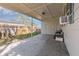 View of covered patio leading to the backyard at 2803 Joleen Dr, Eustis, FL 32726