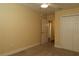 Bedroom featuring neutral walls, carpet, closet, and ceiling fan at 3290 Sennett Cir, Oxford, FL 34484