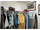 Organized closet featuring clothing racks, shelves, and decor at 511 Van Deen Pl, The Villages, FL 34762