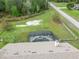 Aerial view of screened in pool, providing a private and comfortable outdoor experience for relaxation and entertainment at 6206 Ocilla Loop, Clermont, FL 34714