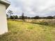 View of the home's backyard, which overlooks a wooded area at 726 Eagle Landing Blvd, Winter Haven, FL 33880