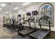 Community gym features treadmills, ellipticals, televisions, and windows at 906 Calabria Ave, Davenport, FL 33897