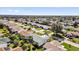An aerial view of a well-planned neighborhood, showcasing lush landscaping and a variety of housing styles at 9511 Se 168Th Elderberry Pl, The Villages, FL 32162