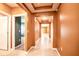 Well-lit hallway featuring high ceilings at 1041 Bradford Ridge Dr, Leesburg, FL 34748