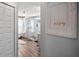 Serene bathroom with a freestanding tub and a glass-enclosed shower at 12117 Cypress Ln, Clermont, FL 34711