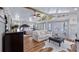 Spacious bedroom boasts vaulted ceilings, exposed beams, and french doors at 12117 Cypress Ln, Clermont, FL 34711