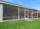 Exterior view of a screened-in patio, offering a relaxing outdoor space at 17635 Se 82Nd Annadale Ter, The Villages, FL 32162