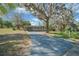 Beautiful single-story home with a long driveway and mature trees providing ample shade in the front yard at 211 Sara Ln, Leesburg, FL 34748