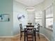 Cozy breakfast nook with large windows providing natural light at 288 Bent Oak Ct, Leesburg, FL 34748