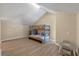 Charming bedroom featuring a bunk bed, and a playful decor with light-toned walls at 36014 Poinsettia Ave, Fruitland Park, FL 34731