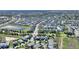 Aerial view of a community surrounded by green spaces, showcasing its layout and location at 1524 Flange Dr, Davenport, FL 33896
