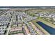 An aerial showcases the neighborhood's proximity to the water and common areas at 1524 Flange Dr, Davenport, FL 33896