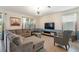 Comfortable living room featuring a sectional sofa, modern decor, and plenty of natural light at 1524 Flange Dr, Davenport, FL 33896