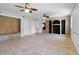 Large bonus room with tile floors, built-in shelving, bench seating, and recessed lighting at 16017 Harbar Oaks Dr, Montverde, FL 34756