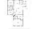 Detailed floor plan highlighting room dimensions and layout with a spacious patio at 16800 Se 80Th Bathurst Ct, The Villages, FL 32162