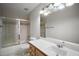 Bathroom featuring a vanity and tub/shower combo at 17421 Woodfair Dr, Clermont, FL 34711