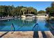 Sparkling community pool area with lounge chairs, a covered patio, and landscaped surroundings for relaxation at 25527 Oak Aly, Leesburg, FL 34748