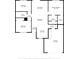 Floor plan layout with dimensions showing the arrangement of rooms within the home at 3337 Ashbrook Pl, The Villages, FL 32162