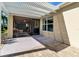 Beautiful covered patio with screened in porch offers great natural light and shade at 3405 Rabbit Run Path, The Villages, FL 32163