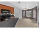 Eat-in kitchen with modern black appliances, and tiled floors at 3900 Sw 102Nd Pl, Ocala, FL 34476