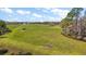Vast green pasture with scattered trees, leading up to farm buildings in the distance at 6813 S Fork Ranch Dr, Clermont, FL 34714