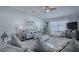 Inviting living room with neutral tones, comfortable seating, and soft natural light at 17714 Se 84Th Sheldon Ter, The Villages, FL 32162