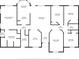 Detailed floor plan showcasing room dimensions and layout of the property at 1792 Presidio Dr, Clermont, FL 34711