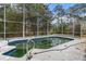 Backyard pool with screened enclosure at 21311 Sw Marine Blvd, Dunnellon, FL 34431
