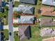 Bird's eye view showcases a well-landscaped home, nestled within a vibrant community at 4712 St Andrews Arc, Leesburg, FL 34748