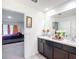 Bathroom view features double sinks with a bedroom view at 4923 Sw 166Th Loop, Ocala, FL 34473