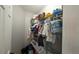 Organized closet space featuring wire shelving and ample storage for clothes and accessories at 505 Hamlet Ct, Fruitland Park, FL 34731