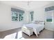 Bright bedroom with neutral walls, two windows with custom valances at 9113 Sw 91St Court Rd, Ocala, FL 34481
