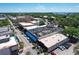 Aerial view of a commercial building in the downtown area at 1108 Cedar St, Leesburg, FL 34748