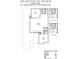 Detailed second floor plan showcasing the layout of the bedrooms, bathrooms, bonus room, and kitchen at 14378 Crest Palm Ave, Windermere, FL 34786